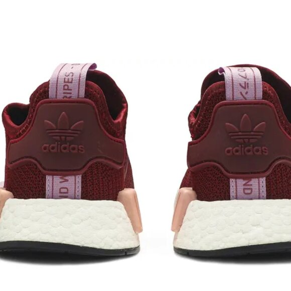 Adidas NMD R1 Collegiate Burgundy Runners Women’s Athletic Sneakers blokecore - Picture 14 of 14